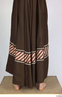  Photos Woman in Historical Dress 89 19th century brown skirt historical clothing lower body 0005.jpg